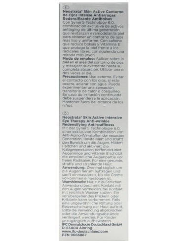Neostrata Skin Active Contorno Ojos Intense 15Ml. de Neostrata