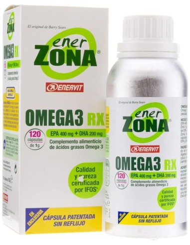 Enerzona Omega 3 Rx 1 Gr 120 Caps de Enerzona