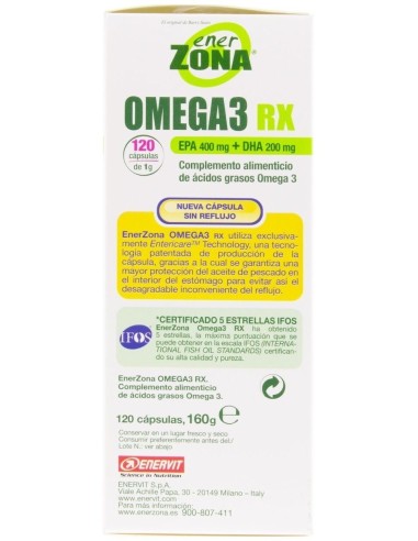 Enerzona Omega 3 Rx 1 Gr 120 Caps de Enerzona