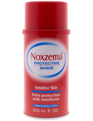 Noxzema Espuma Afeitar Roja Sensible 300 Ml de Noxzema