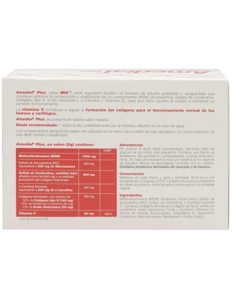 Amedial Plus 20Sbrs. de Alfasigma