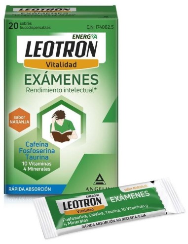 Leotron Examenes  20Sobres Bucodispensables de Leotron