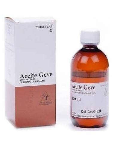 Aceite Geve Neo Higado Bacalao 150Ml de Teofarma