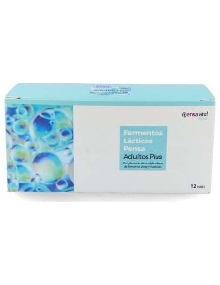 Fermentos Lacticos Adultos Plus 12 Viales de Pensa