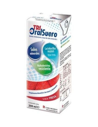 Tri-Oralsuero Fresa 3X200Ml. de Casen