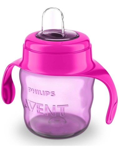 Vaso Boquilla Blanda Rosa 200Ml. Scf551/03 de Avent