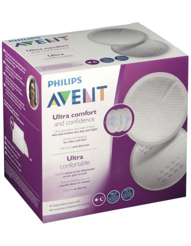Discos Absorbentes 60 Unidades Scf254/61 Avent