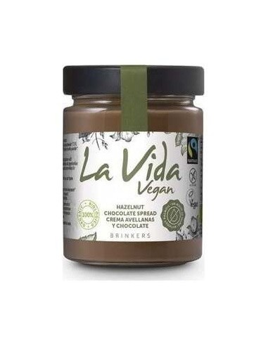 Crema De Chocolate Y Avellanas 270Gr. Bio Vegan de La Vida Vegan