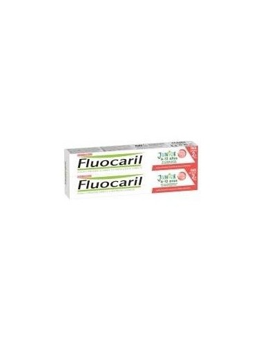 Fluocaril Junior Gel Duplo Frutos Rojos  2X75Ml. de Fluocaril