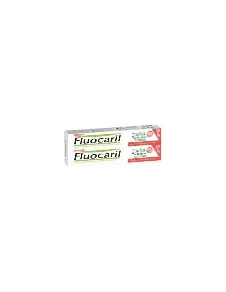 Fluocaril Junior Gel Duplo Frutos Rojos  2X75Ml. de Fluocaril