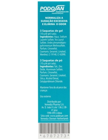 Excilor Podosan Antiolor 6Sbrs. de Excilor