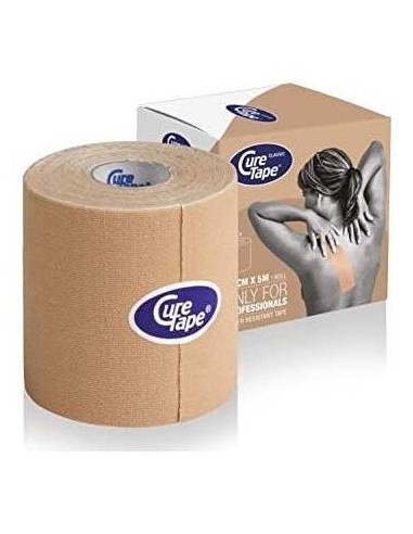 Cure Tape Natural Vendaje Neuromuscula(7,5Cm X 5M) de Cure Tape