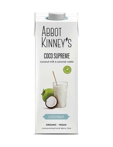 Bebida Vegetal Coco Supreme 1Lt 6Uds. Bio Vegan de Abbot Kinney´S
