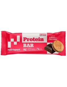 Barritas Proteicas Galleta-Chocolate Nutrisport 24 unidades