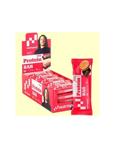 Barrita Proteica Galleta-Chocolate 24Uds. de Nutrisport