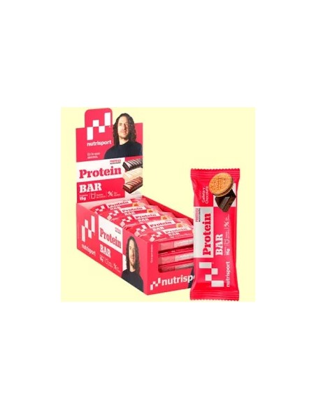 Barrita Proteica Galleta-Chocolate 24Uds. de Nutrisport