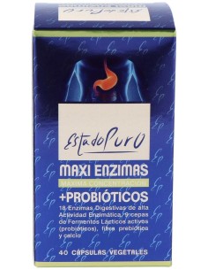 Pack 3X2 Maxi Enzimas Con Probioticos 40Cap. Estado Puro de