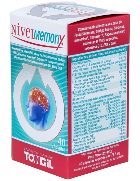 Pack 3X2 Nivelmemorix 40Cap Tongil - Memoria y Concentración