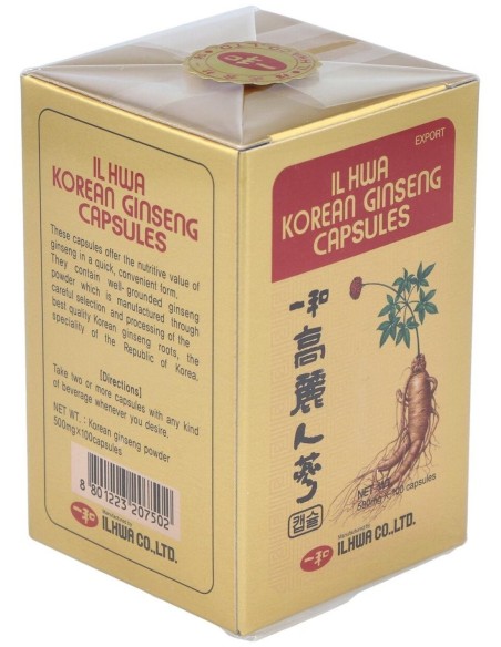 Pack 3x2 Ginseng Il Hwa 100 cápsulas Tongil oferta exclusiva