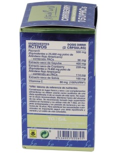 Pack 4X3 Cranberry Mega150 Pacs  40Cap. Estado Pu de Tongil