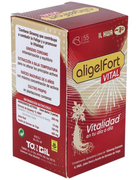 Pack 4X3 Aligel Fort Vital Il Hwa 55Perlas de Tongil