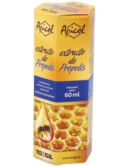 Pack 4X3 Apicol Ext.Propolis S/Al 60Ml de Tongil