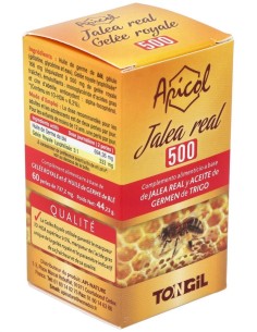 Pack 4X3 Apicol Jalea Real 500Gr. 60Perlas de Tongil