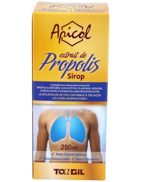 Pack 4X3 Apicol Extracto Propolis Jarabe 250Ml de Tongil