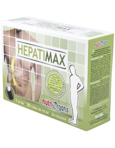 Pack 4X3 Nutriorgans Hepatimax 20Viales de Tongil