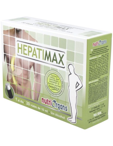 Pack 4X3 Nutriorgans Hepatimax 20Viales de Tongil