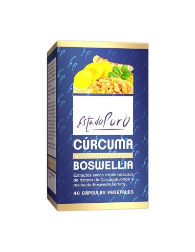 Pack 4X3 Curcuma y Boswella 40 Capsulas de Tongil Pack 4x3