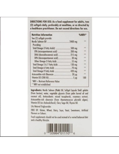 Full Spectrum Omega 3-9 Solgar 120 cápsulas – Salud Total