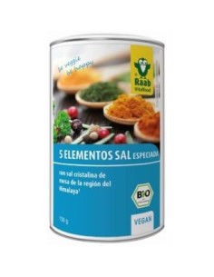 Sal De Himalaya 5 Elementos Salero 150Gr. Bio de Raab Vitalfood