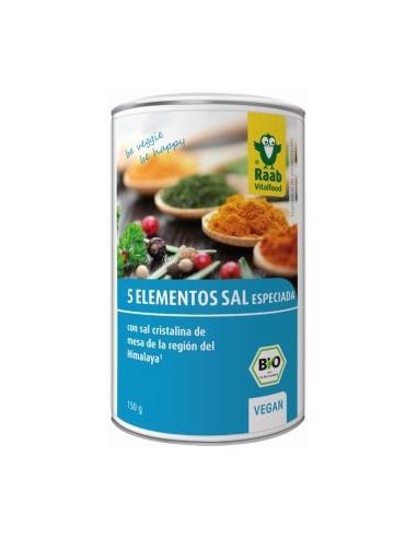 Sal De Himalaya 5 Elementos Salero 150Gr. Bio de Raab Vitalfood