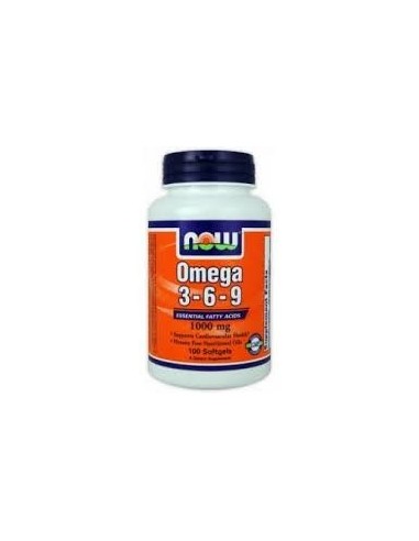 Omega 3-6-9 1000 Mg 100  Perlas Origen Vegetal de Now
