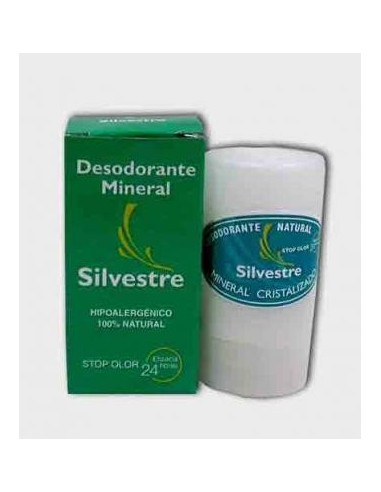 Desodorante Piedra Natural Alumbre 100Gr de Silves