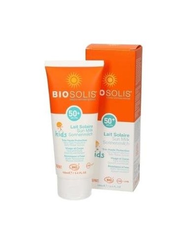 Biosolis Leche Solar Niños Spf50+ 100Ml. de Biosolis