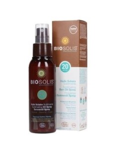 Biosolis Aceite Solar Piel Y Cabello Spf20 100Ml. de Biosolis