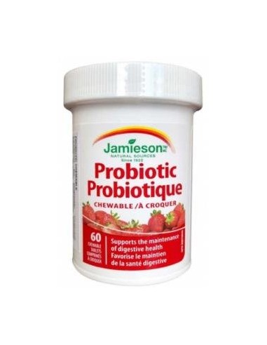 Probiotic Chewable 2000 Millones Celulas Vivas 60C de Jamieson