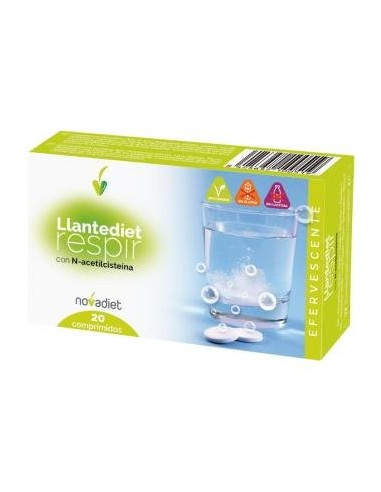 Llantediet Respir 20 Comprimidos Eferv. de Novadiet