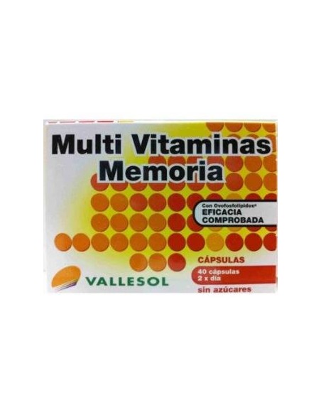 Vallesol Multivitamin Memory 40 Caps – Boost Brain Health