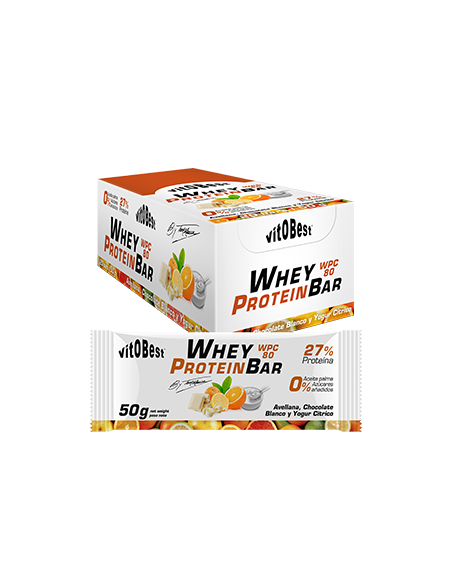 Barrwhey Bar Choco Blanco Citricos 20 Ud Torreblan de Vit.O.Best