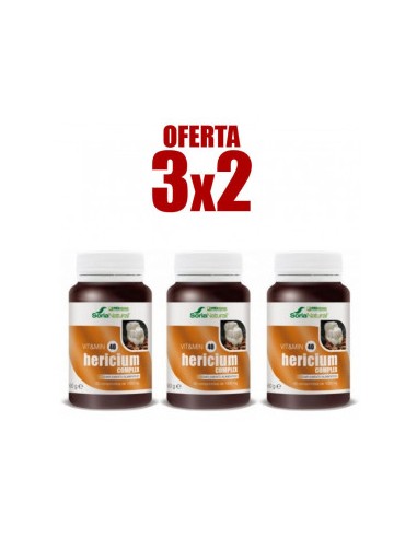 Pack 3X2 Hericium Complex 60 Comprimidos de Mgdose