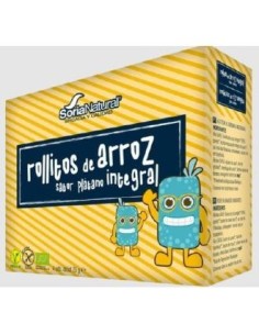 Rollitos Arroz Integral Sabor Platano 4X3Uds. de Soria Natural