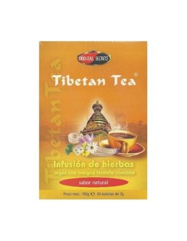 Tibetan Tea Sabor Natural 90S Sobres de Tibetan Tea