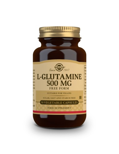 L-Glutamina 50 Vcaps 500 Mg de Solgar