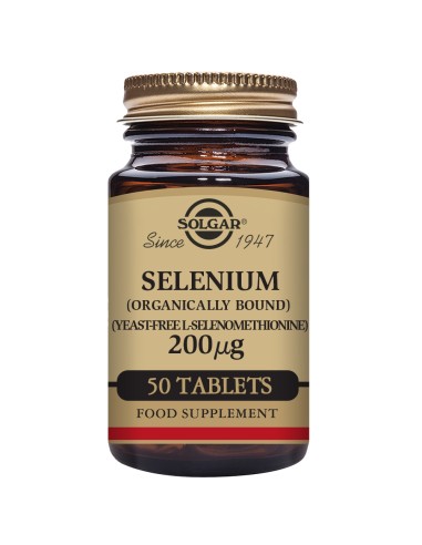 Selenio (200 Mcg) 50  Comprimidos de Solgar