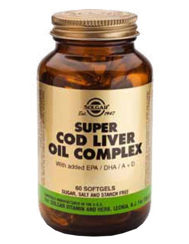 Super Cod Liver Oil Complex 60 Caps de Solgar