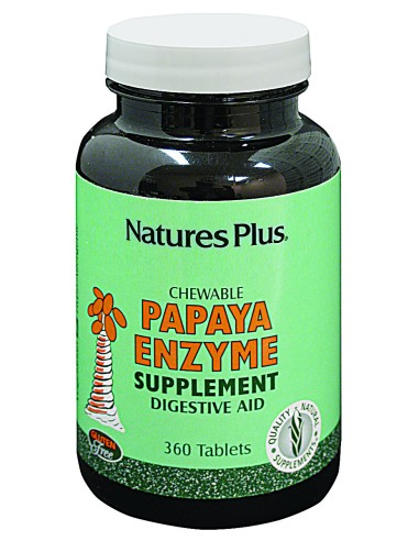 Papaya Enzime 360 Comp Mast de Natures Plus
