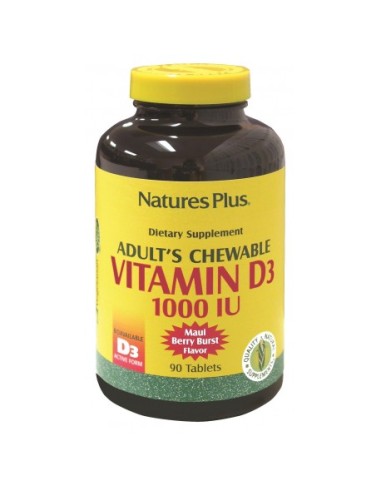Vitamina D3 1000 Iu 90 Comp Mast de Natures Plus